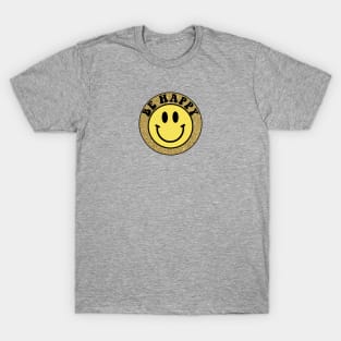 Be Happy Smiley Face T-Shirt